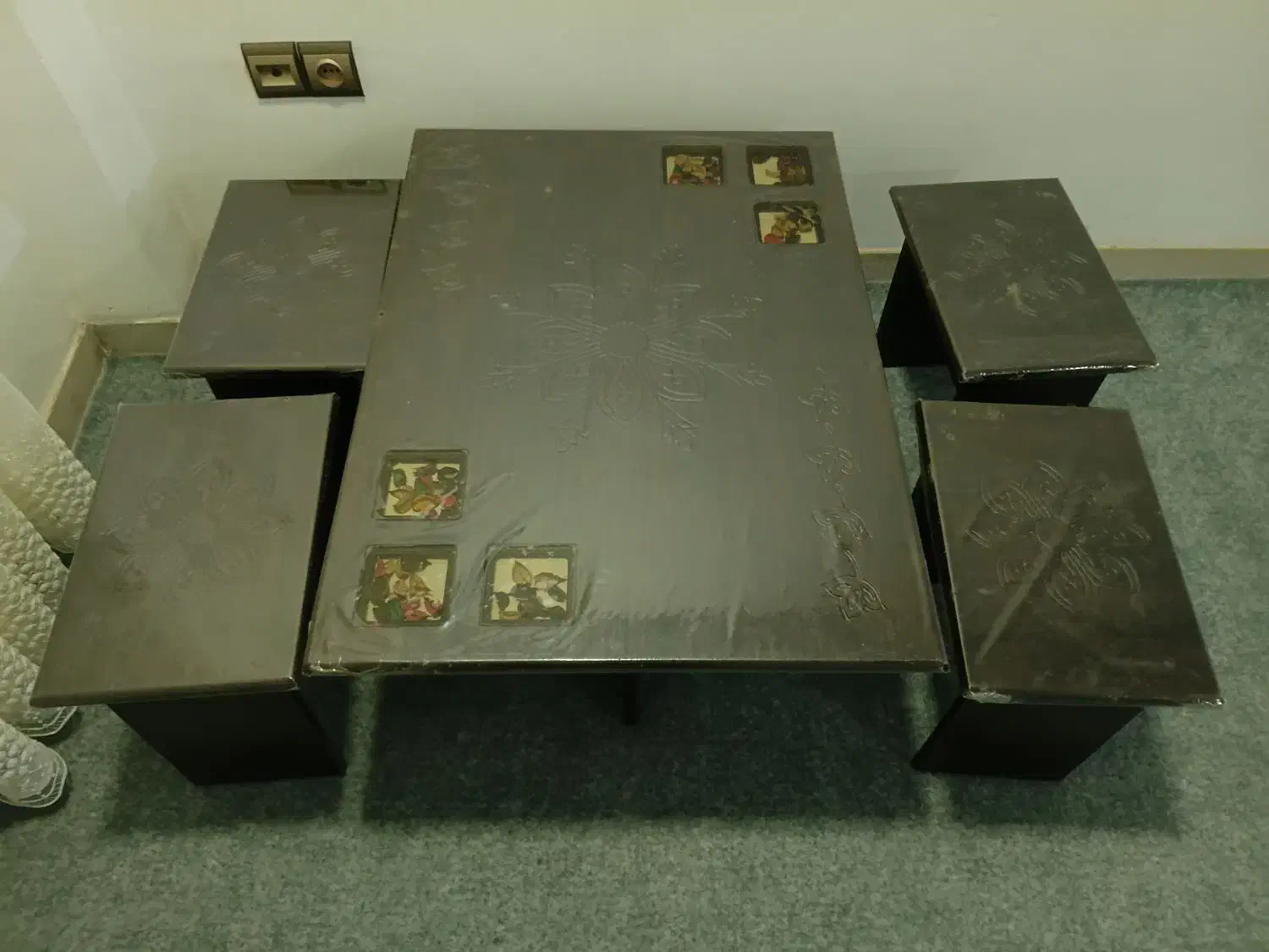 میز جلو مبلی|مبلمان خانگی و میز عسلی|واجارگاه, |دیوار