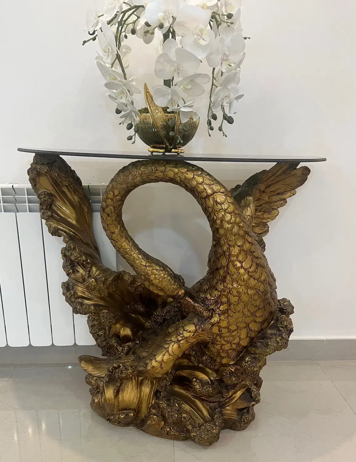 میز کنسول طرح قو|بوفه، ویترین، کنسول|رشت, چله خانه|دیوار