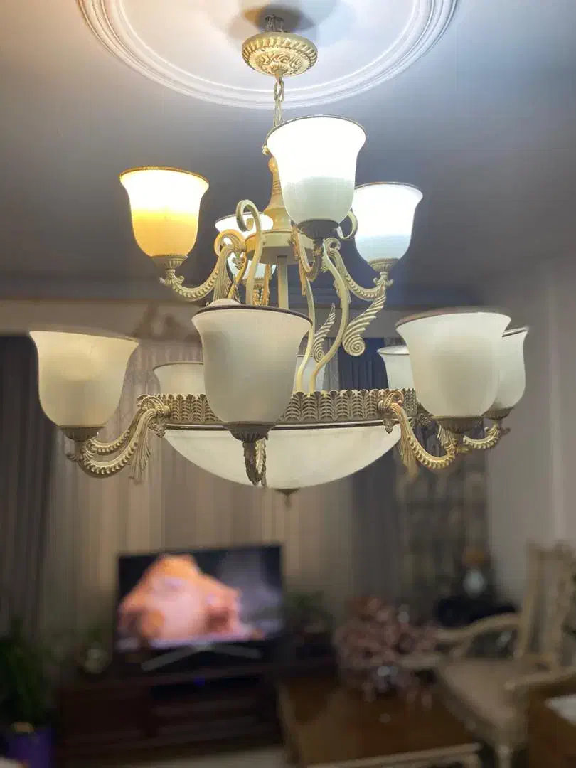 دو عدد لوستر پذیرایی شیک|لوستر و چراغ آویز|تهران, تهرانپارس شرقی|دیوار