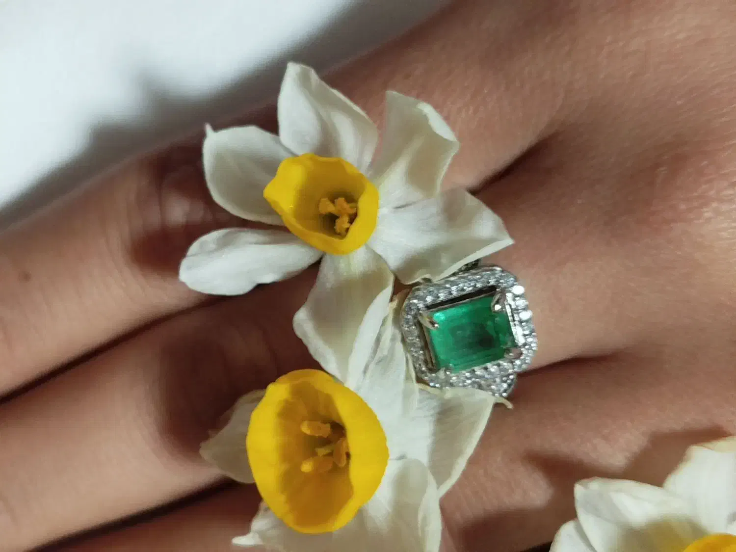 انگشتر زمرد زنانه|جواهرات|مشهد, فدک|دیوار