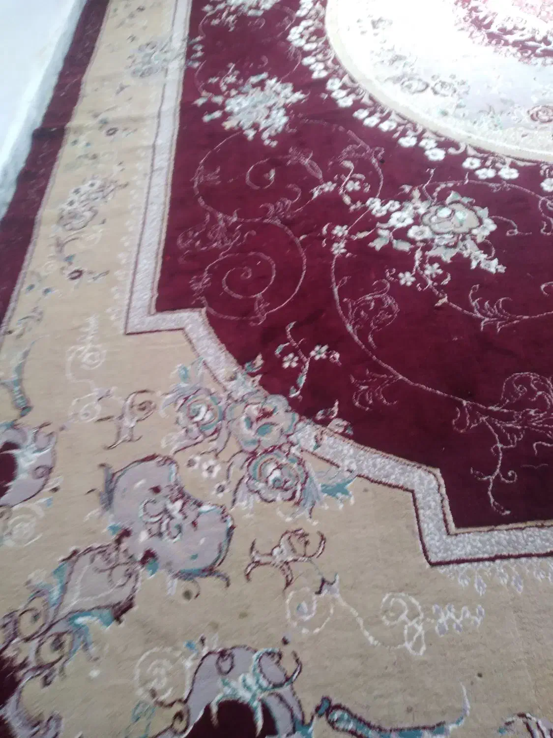 دوعدد فرش|فرش|نورآباد, |دیوار