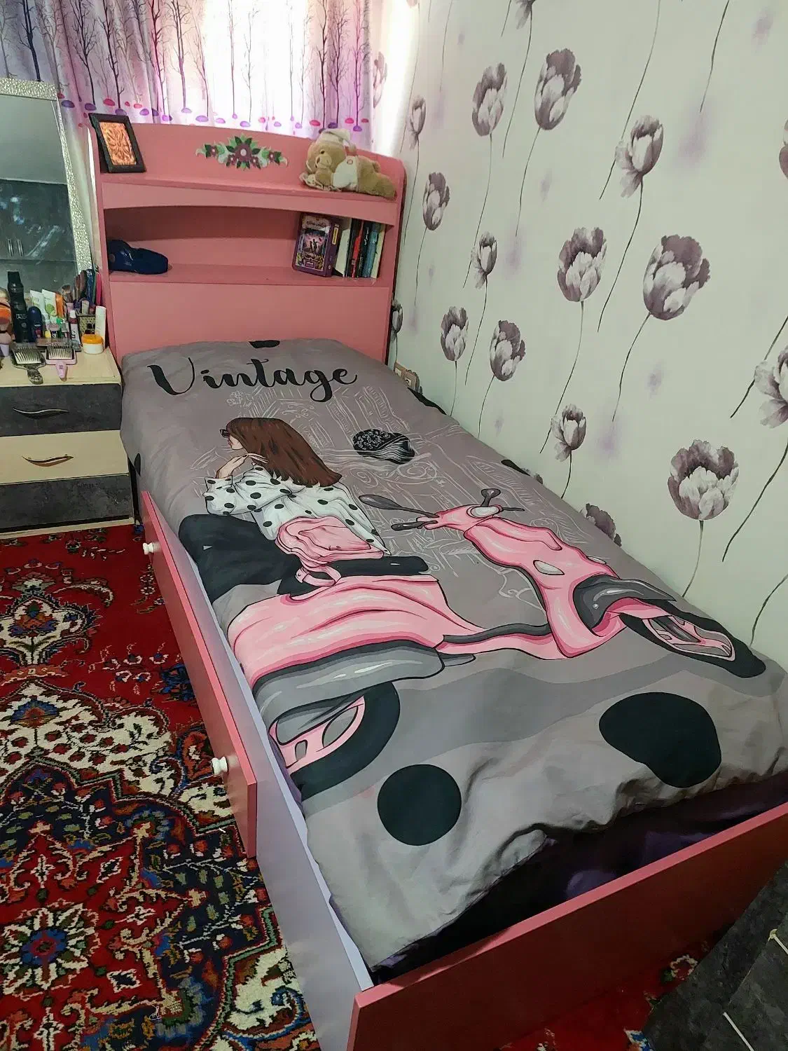 تخت و کمد و دراور|تخت و سرویس خواب|شیراز, فرهنگیان|دیوار