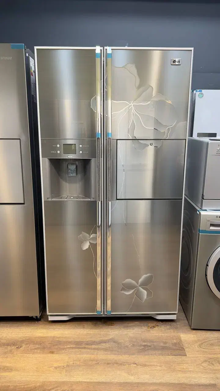 ساید الجی اصل کره طرح گل نمایشگاهی با گارانتی|یخچال و فریزر|تهران, کرمان|دیوار