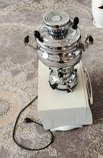 سماور،توستر،هردو سالم|سماور، چای‌ساز، قهوه‌ساز|اشتهارد, |دیوار