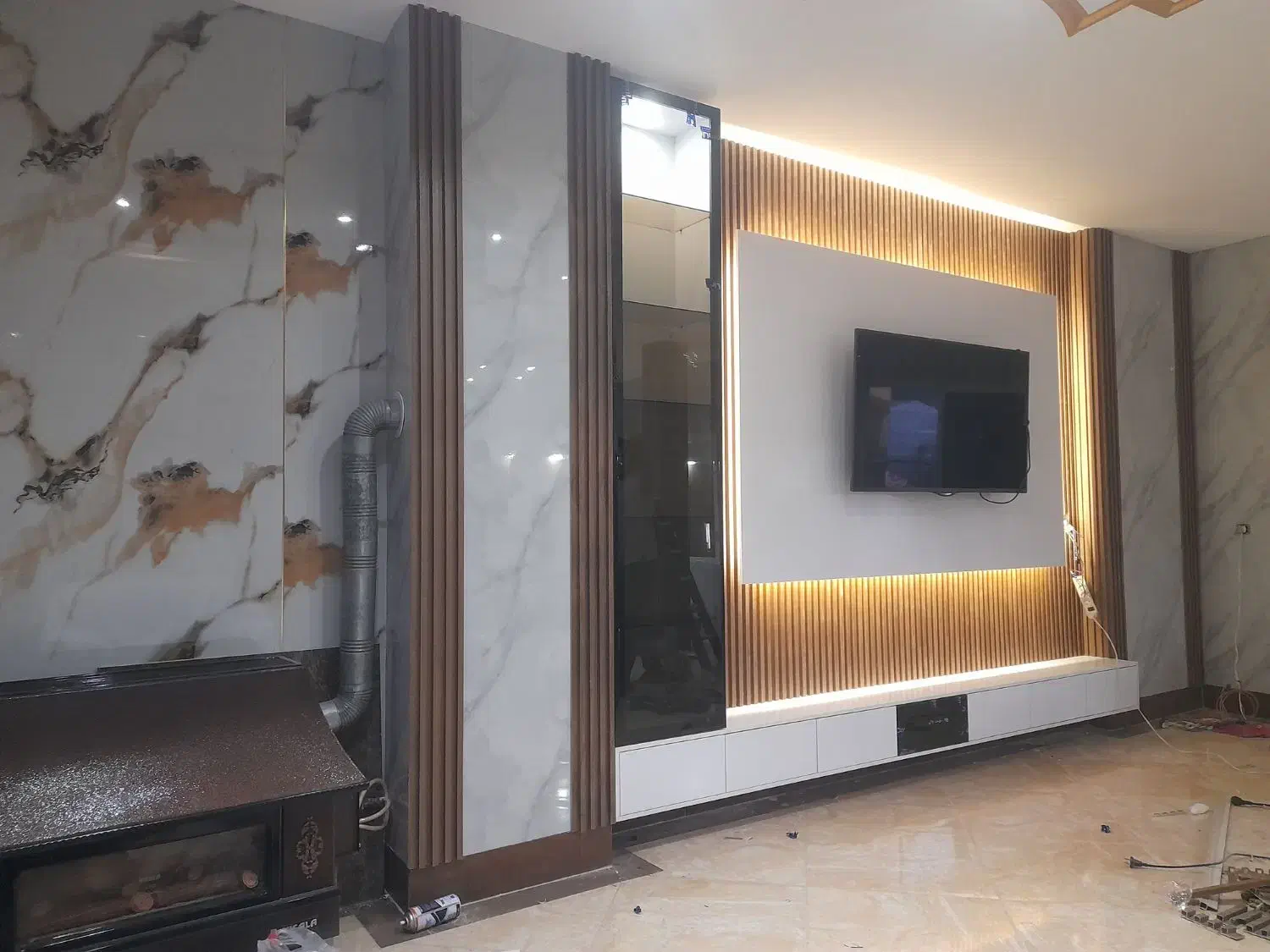 اجرا و نصب tv و ماربل شیت و ترمووال|خدمات پیشه و مهارت|ساری, |دیوار