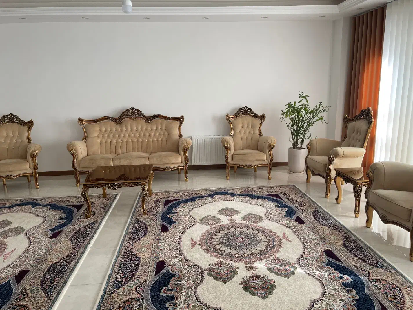مبل استیل ۷ نفره|مبلمان خانگی و میز عسلی|محمدشهر, سیدآباد|دیوار