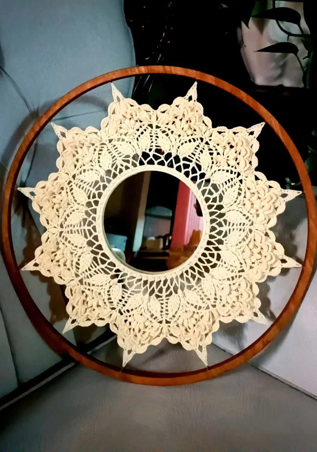 سفارش دیوارکوب چوبی دستباف|صنایع دستی و سایر لوازم تزئینی|تالش, هشتپر|دیوار