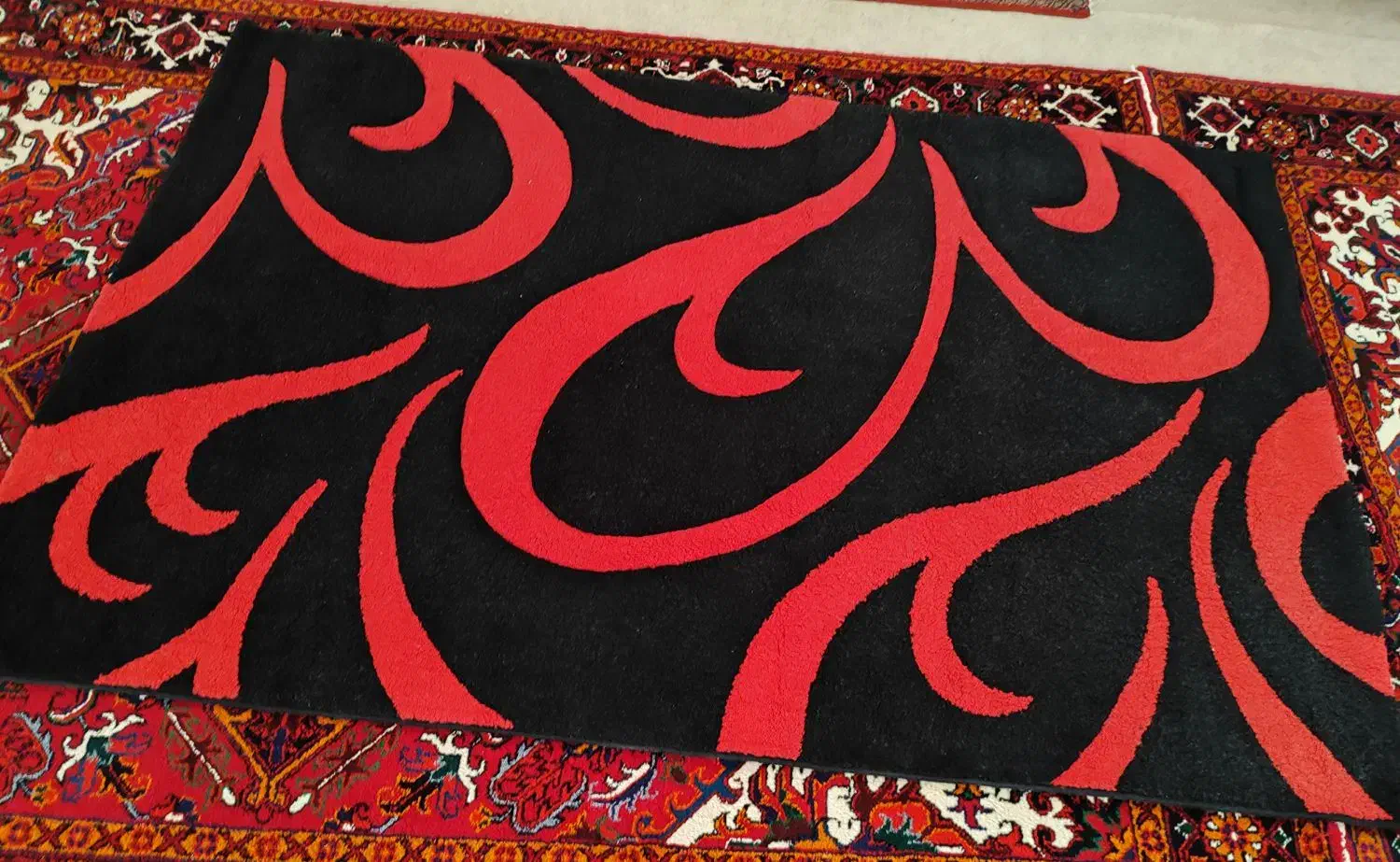 فرش ماشینی ۴متری|فرش|سراب, |دیوار