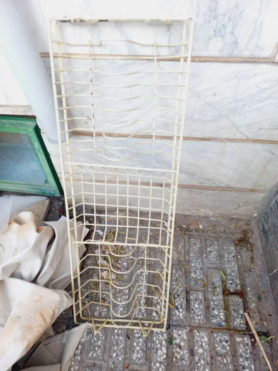 کتابخانه و ابچکان آهن سفید هست ضد زنگ دور استیل|آب‌چکان و نظم‌دهنده ظروف|بروجرد, |دیوار