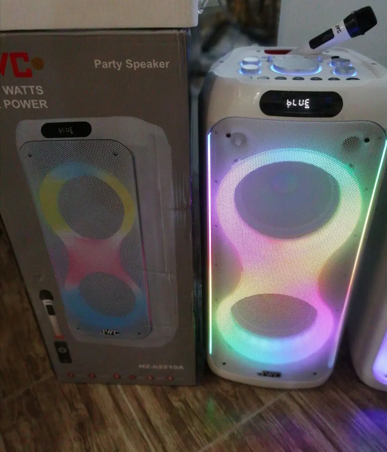 اسپیکر باندبرنداصلیJVC(سفید)فوق حرفه ای.تک میباشد|سیستم صوتی خانگی|تهران, بلورسازی|دیوار