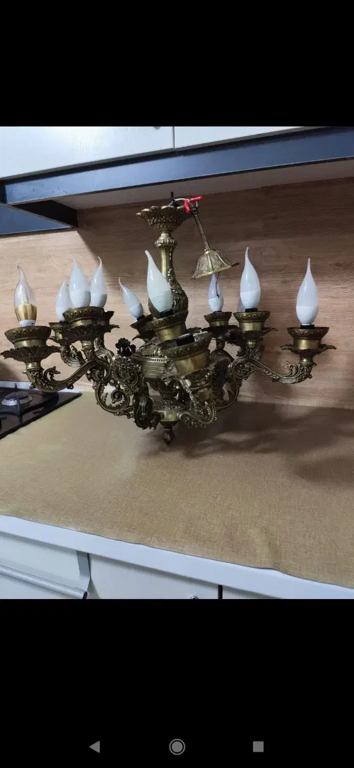 لوستر|لوستر و چراغ آویز|خرمآباد, |دیوار