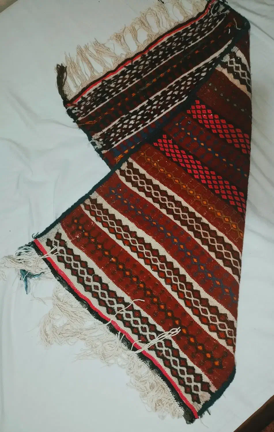 گلیم دست بافت (کرمانج بافت)|گلیم، جاجیم، گبه|مشهد, قائم|دیوار