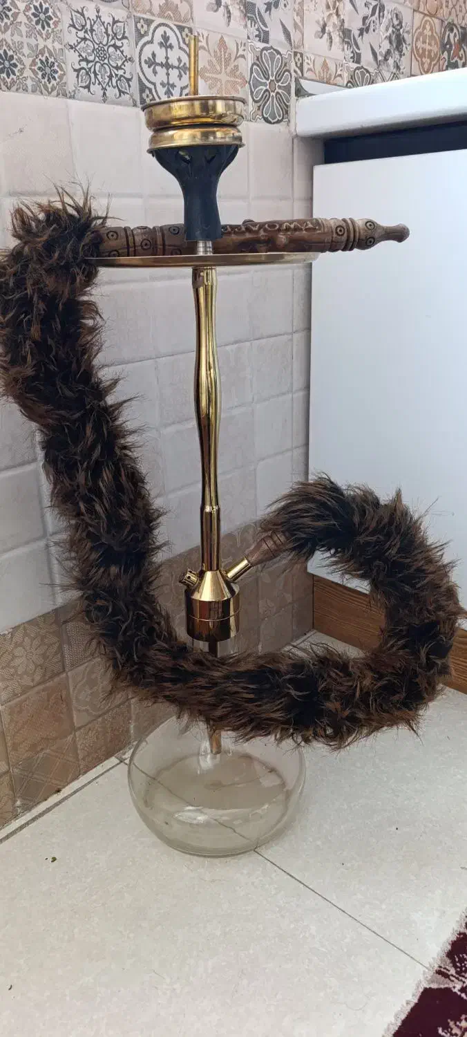 تعدادی قلیون کرنو پایه بلند برنج بشرط اصلی|کلکسیون و سرگرمی|گلستان (تهران), |دیوار