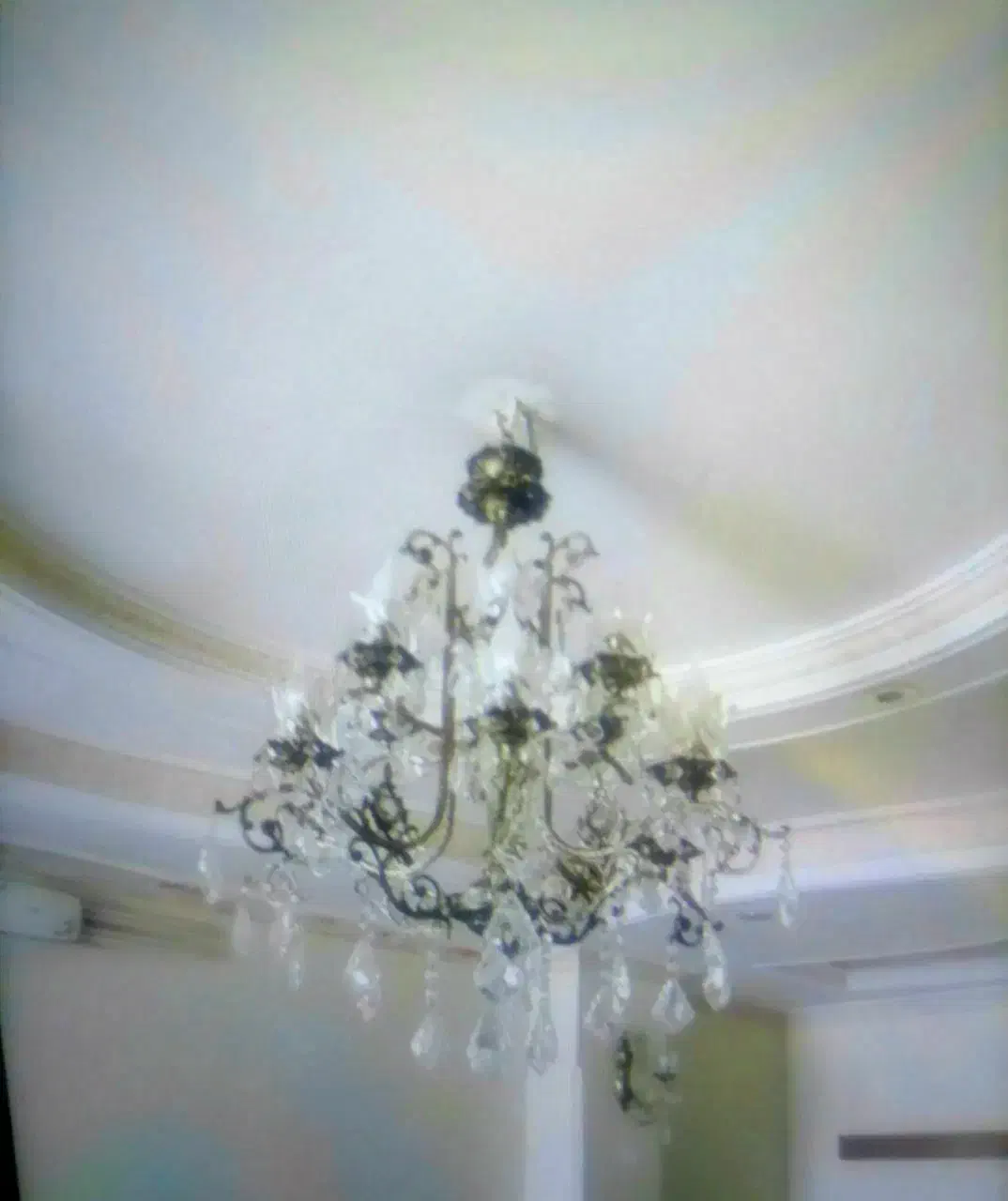 لوستر برنز سنگین + دیوارکوب زیبا|لوستر و چراغ آویز|تهران, سلسبیل شمالی|دیوار