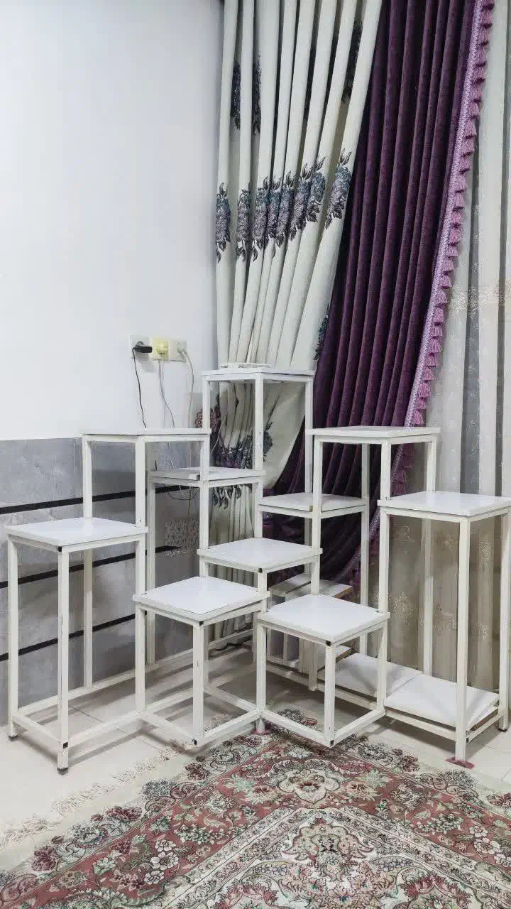 شلف و پایه گلدان|کتابخانه، شلف، قفسه‌های دیواری|گناباد, |دیوار