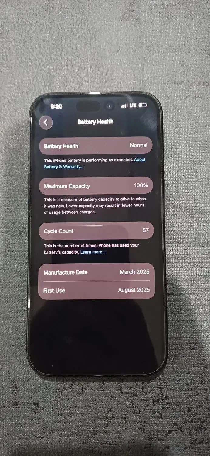 اپل iPhone 16 با حافظهٔ ۱۲۸ گیگابایت|موبایل|تهران, حافظیه|دیوار