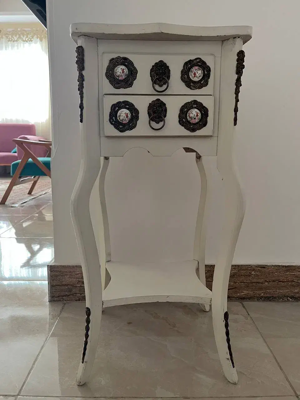 میز تلفن دوکشو|میز تلفن|بابل, |دیوار