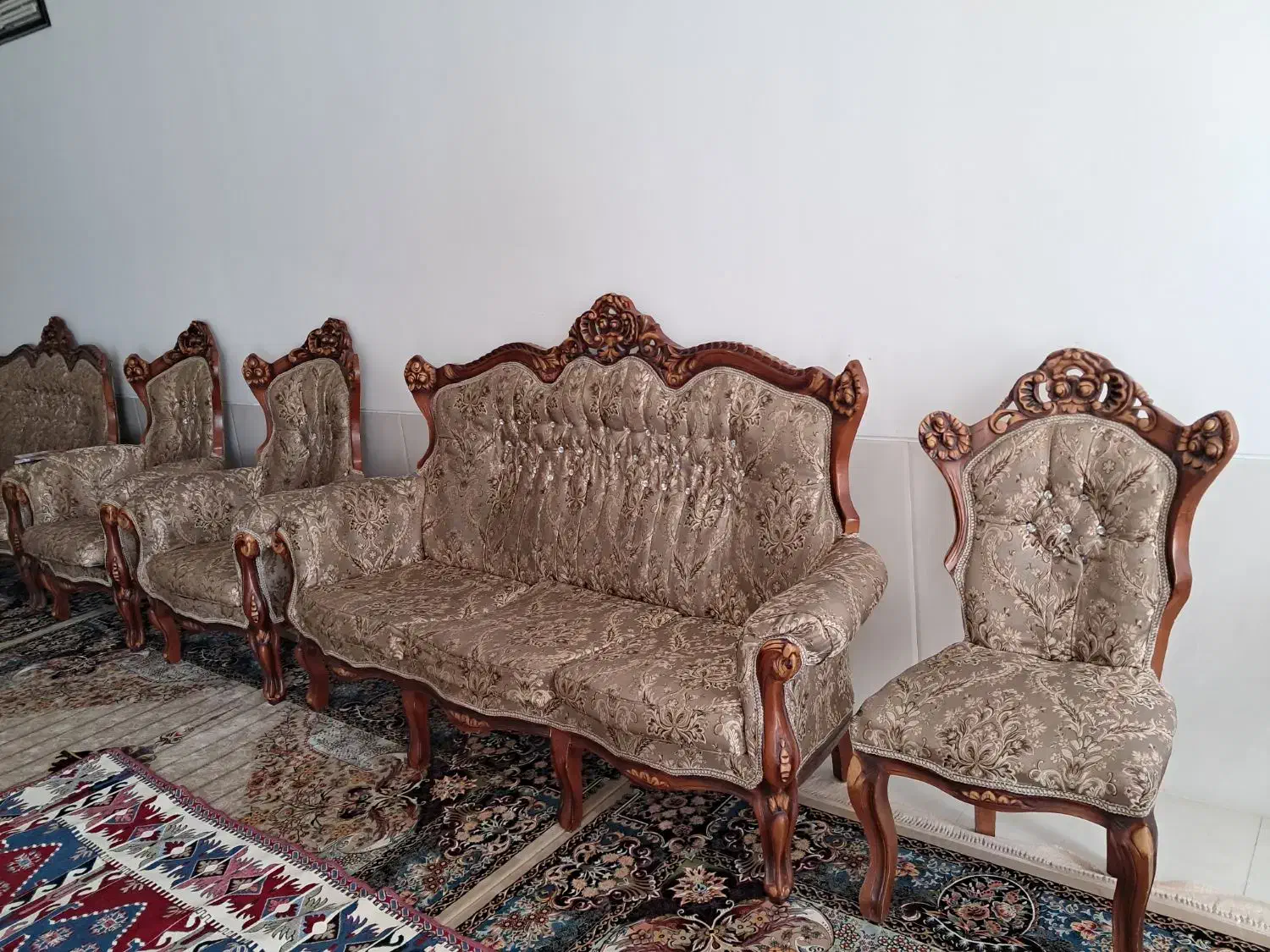 مبلمان سلطنتی|مبلمان خانگی و میز عسلی|فسا, |دیوار