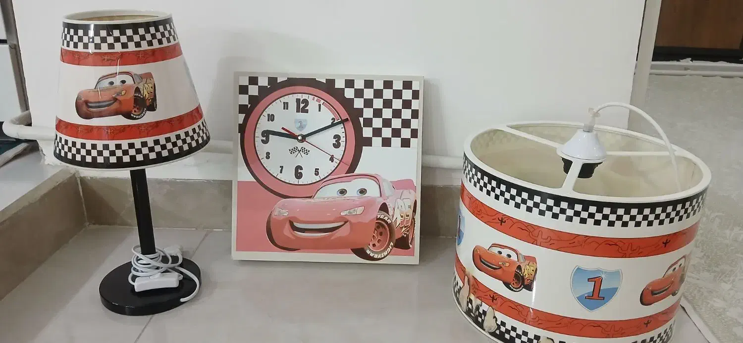 لوستر.ساعت.چراغ خواب|چراغ خواب و آباژور|مرند, |دیوار