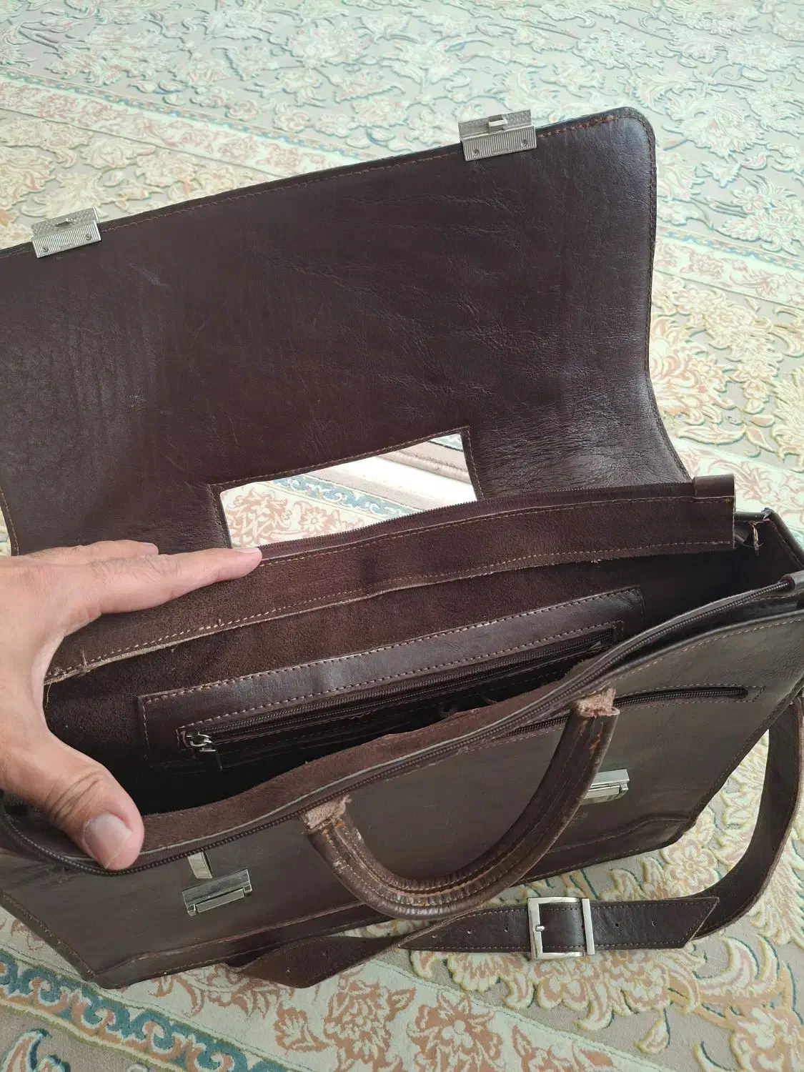 کیف اداری چرم اصل|کیف، کفش، کمربند|اردبیل, |دیوار