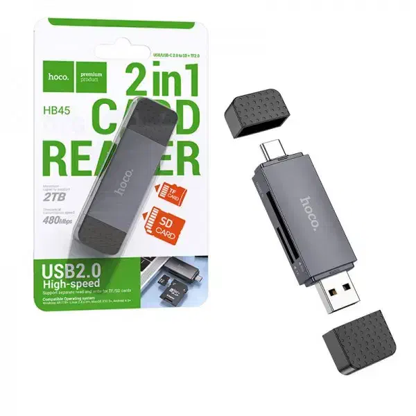 رم ریدر حرفه ای تایپ سی و USB با گارانتی|قطعات و لوازم جانبی رایانه|کازرون, |دیوار