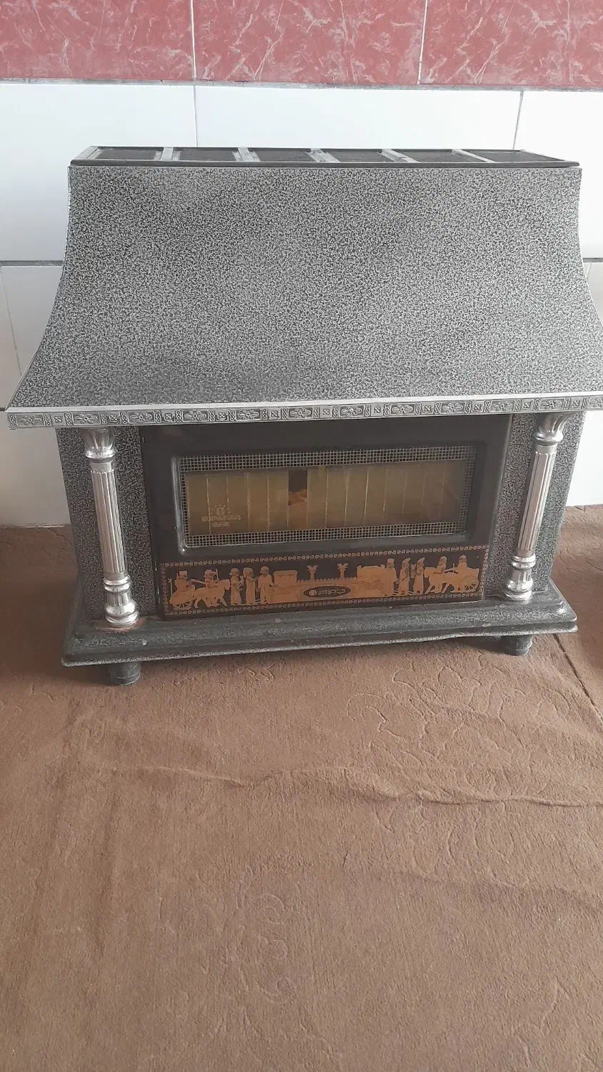 بخاری گازی شومینه ای|بخاری، هیتر، شومینه|اقبالیه, |دیوار