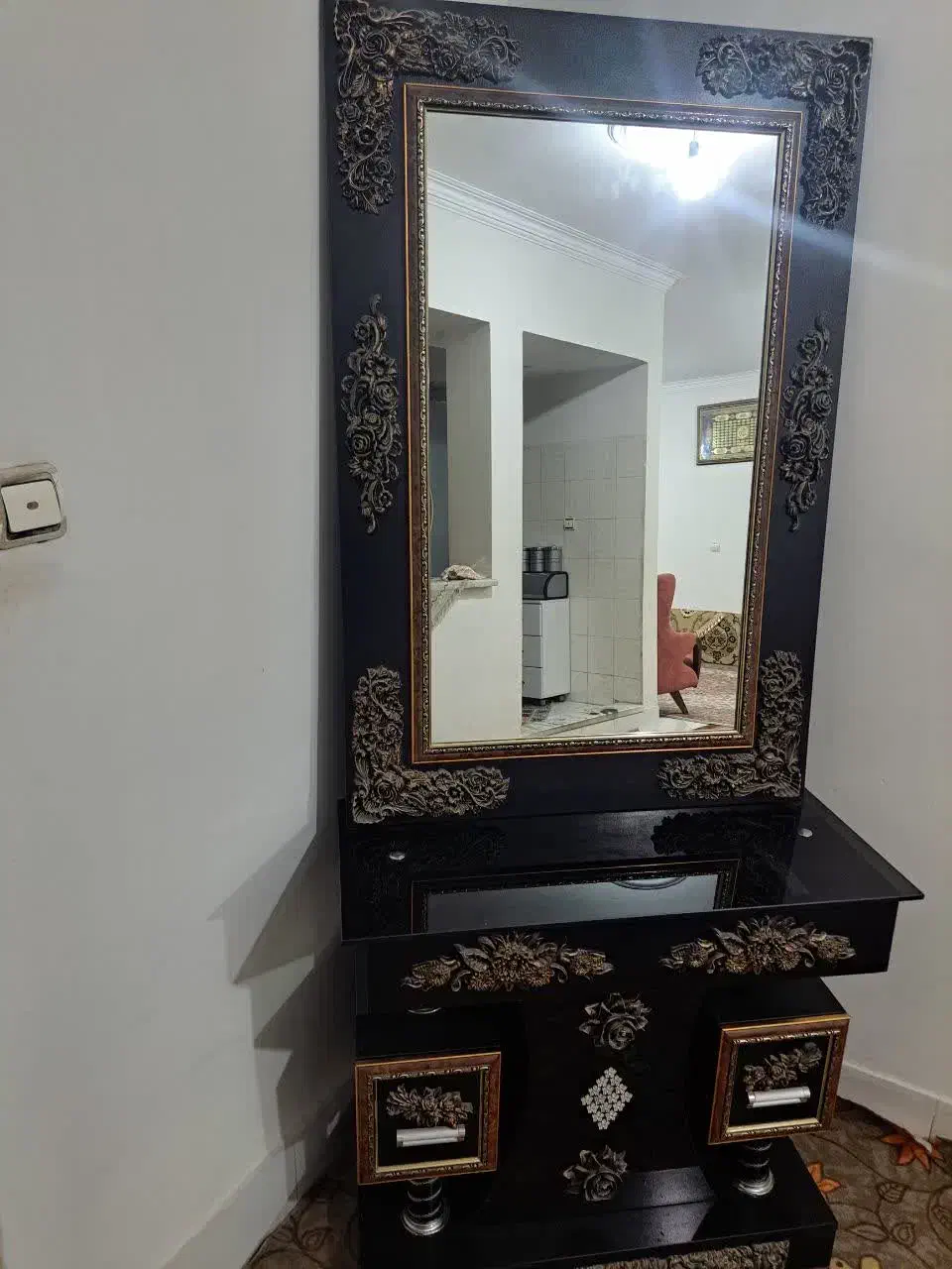 فروش بوفه ،جاکفشی،ایینه کنسول،میز تلویزیون|بوفه، ویترین، کنسول|ورامین, خیر آباد|دیوار