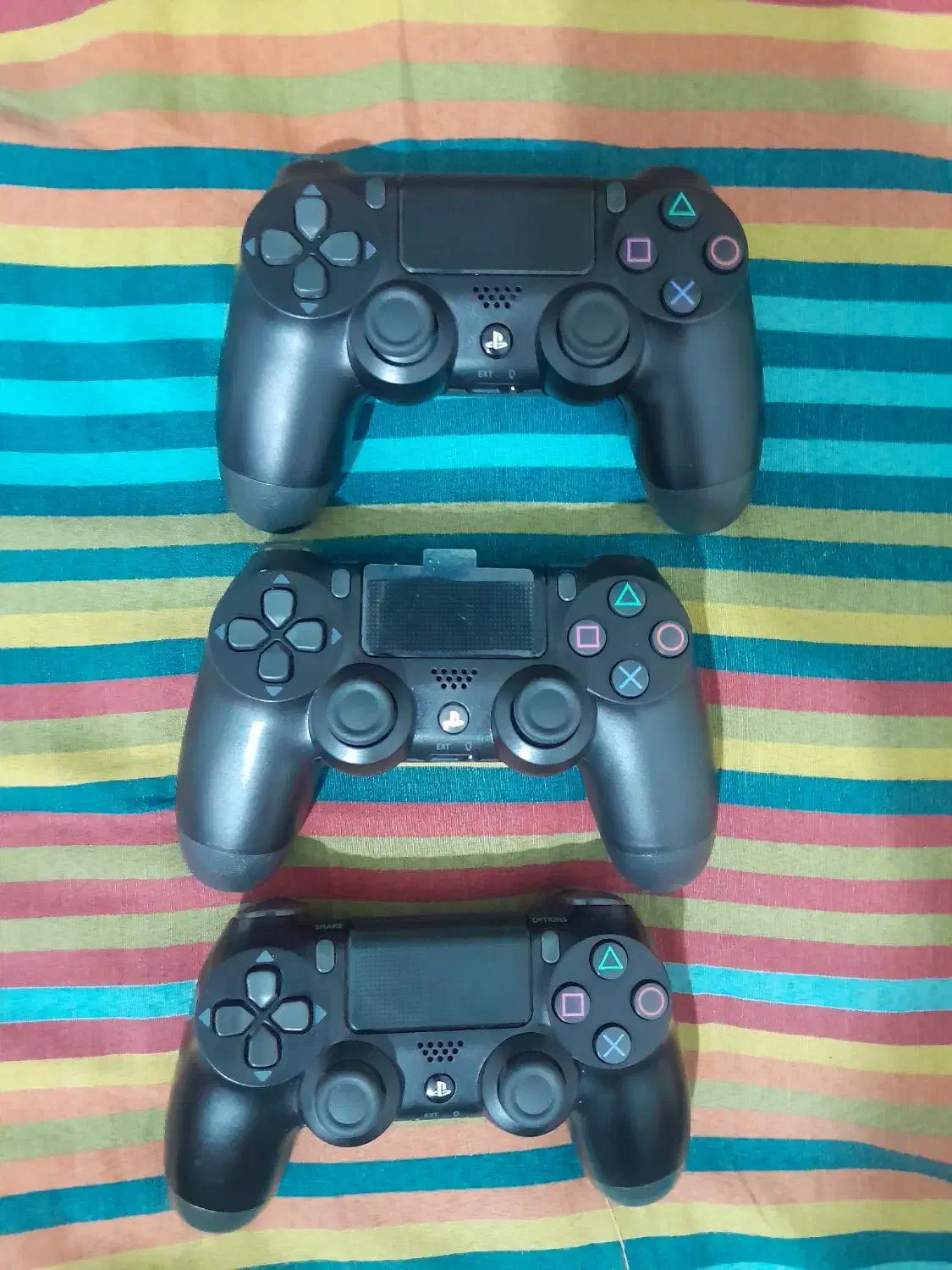 دسته پی اس فور سه عدد|کنسول، بازی ویدئویی و آنلاین|گرگان, |دیوار