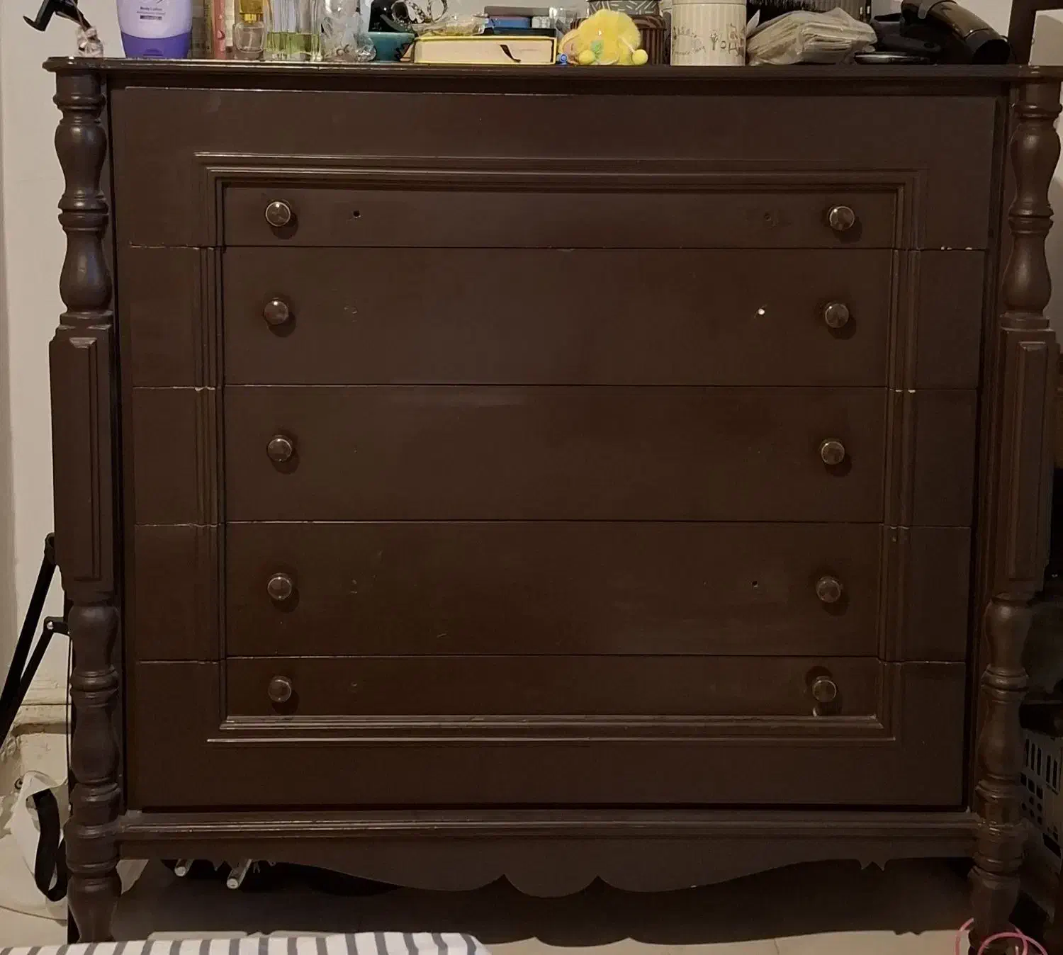 دراور ۵ کشو چوبی|جاکفشی، کمد، دراور|تهران, پرواز|دیوار