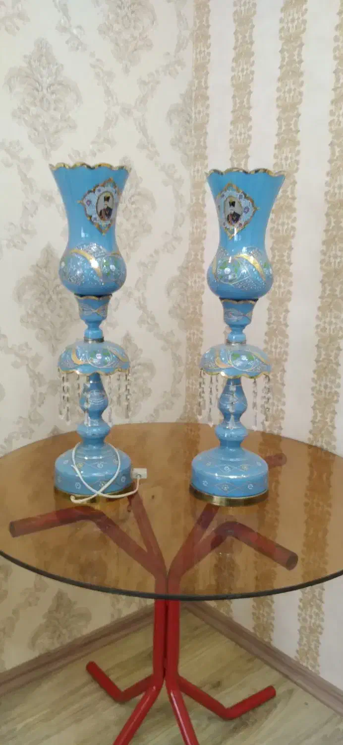 جفت شمعدان|چراغ خواب و آباژور|تبریز, |دیوار