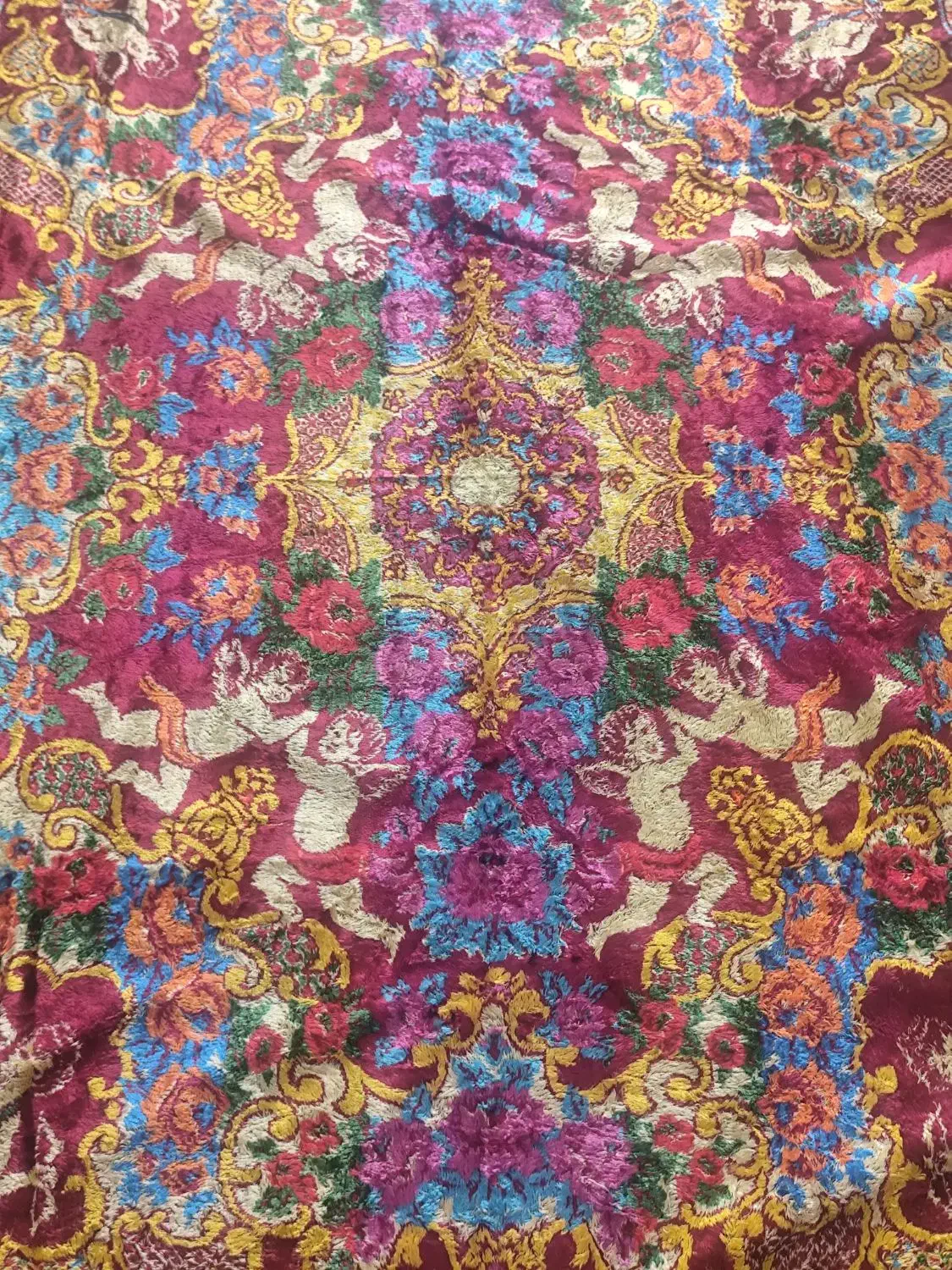 قالیچه جاجیم قدیمی|گلیم، جاجیم، گبه|نیشابور, شهرک بسیج|دیوار