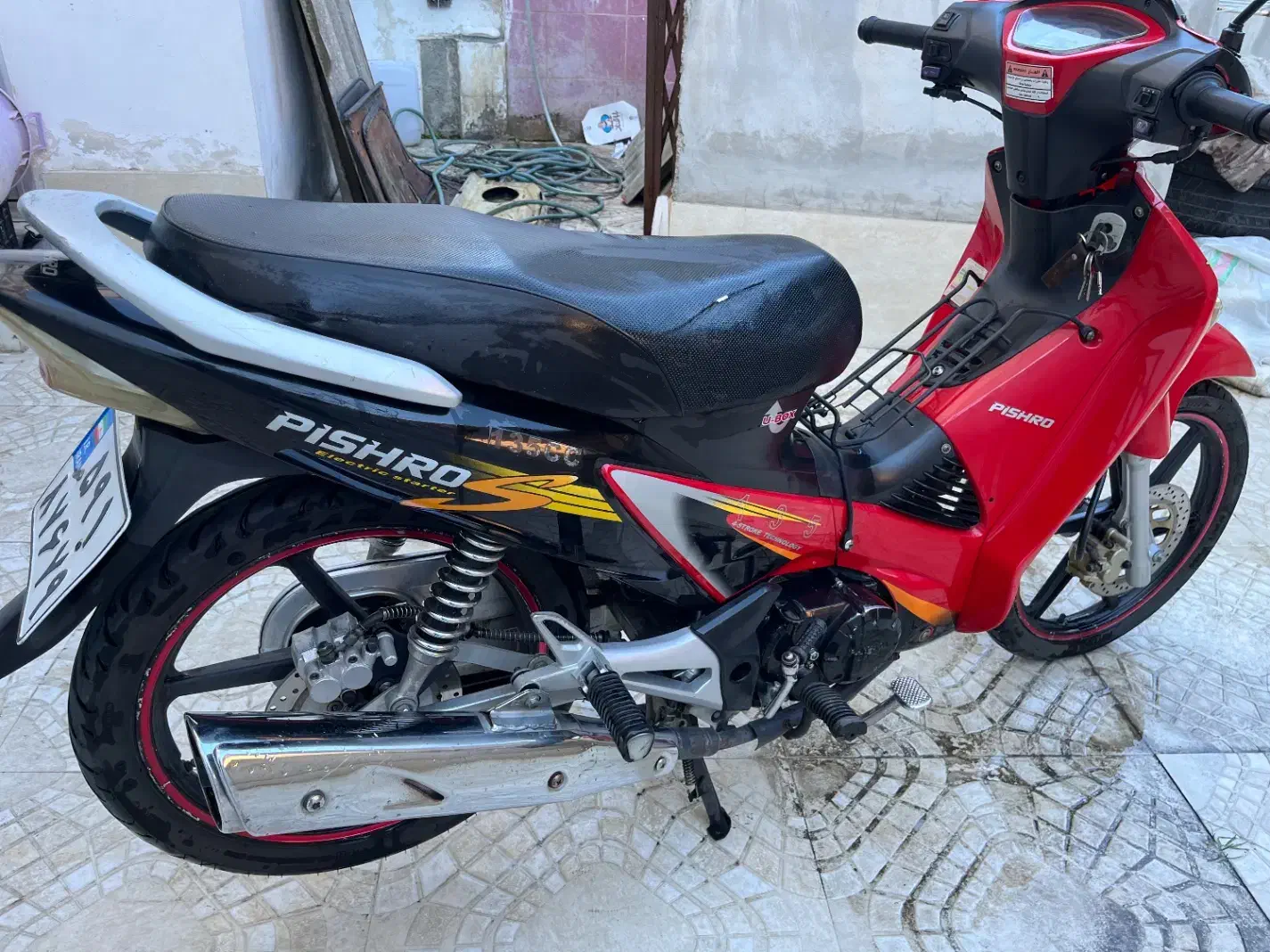 بیکلاج خیلی تمیز|موتورسیکلت|ساری, |دیوار