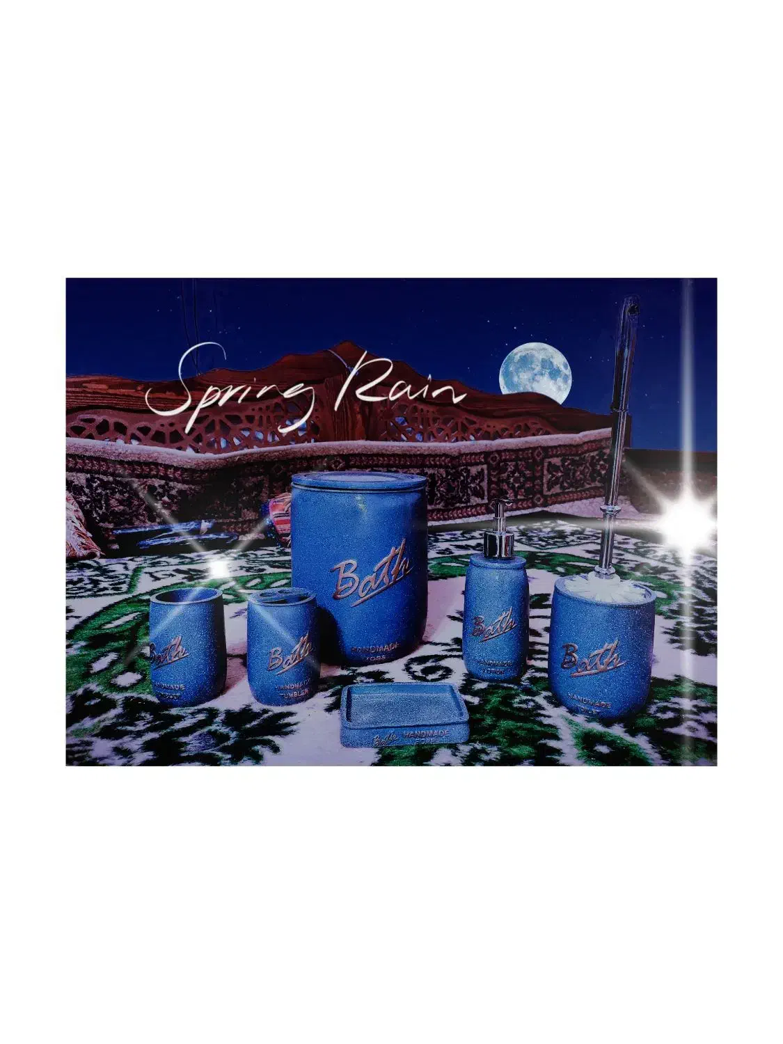 فروش ست شش تکه سرویس بهداشتی رنگبندی متنوع|لوازم سرویس بهداشتی|آبادان, |دیوار