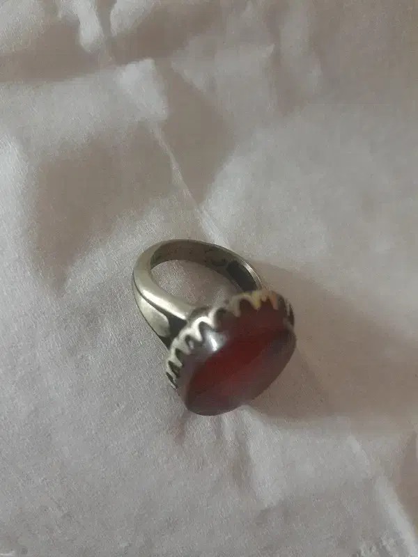 انگشتر نقره ۹۲۵ نگین چشم ببری رکاب درشت|بدلیجات|اصفهان, گرکان|دیوار