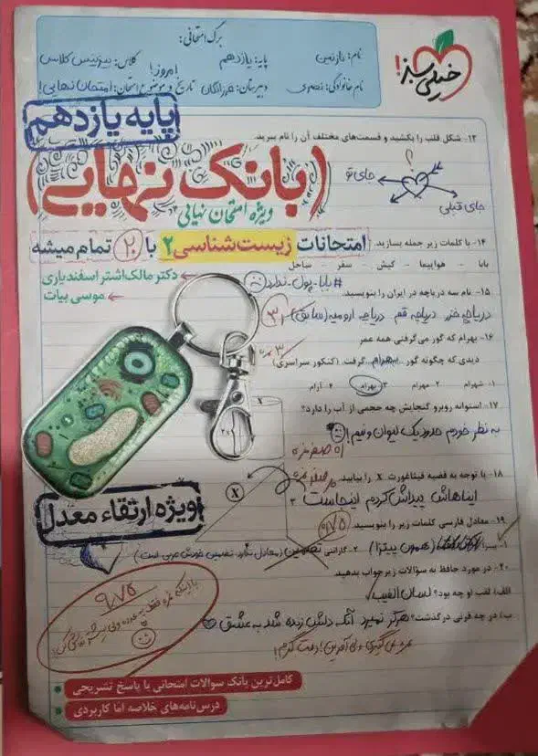 بانک امتحان نهایی زیست شناسی ۲ خیلی سبز۱۴۰۲|کتاب و مجله آموزشی|تهران, قصر فیروزه ۱|دیوار