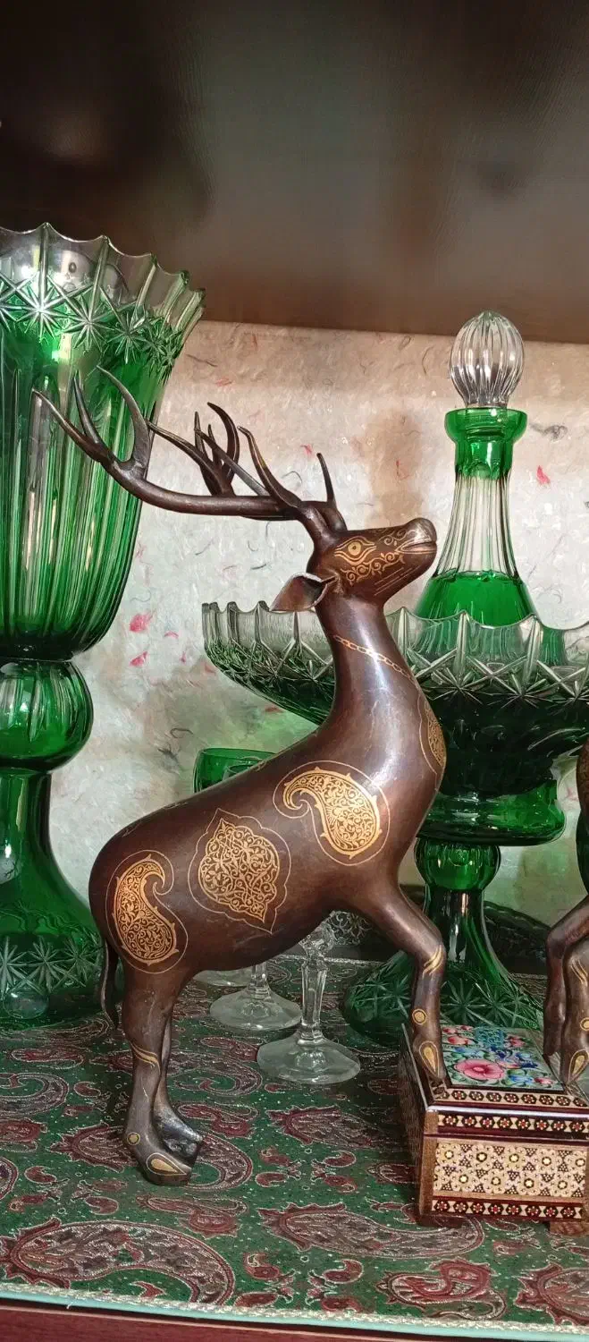 گوزن طلاکوب علامت، ساخت کامران|کلکسیون اشیاء عتیقه|تهران, اکباتان|دیوار