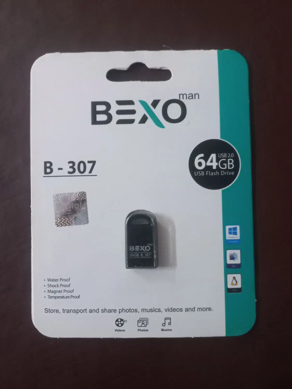 فلش ۶۴ گیگ بِکسو|لوازم جانبی موبایل و تبلت|مشهد, گوهرشاد|دیوار