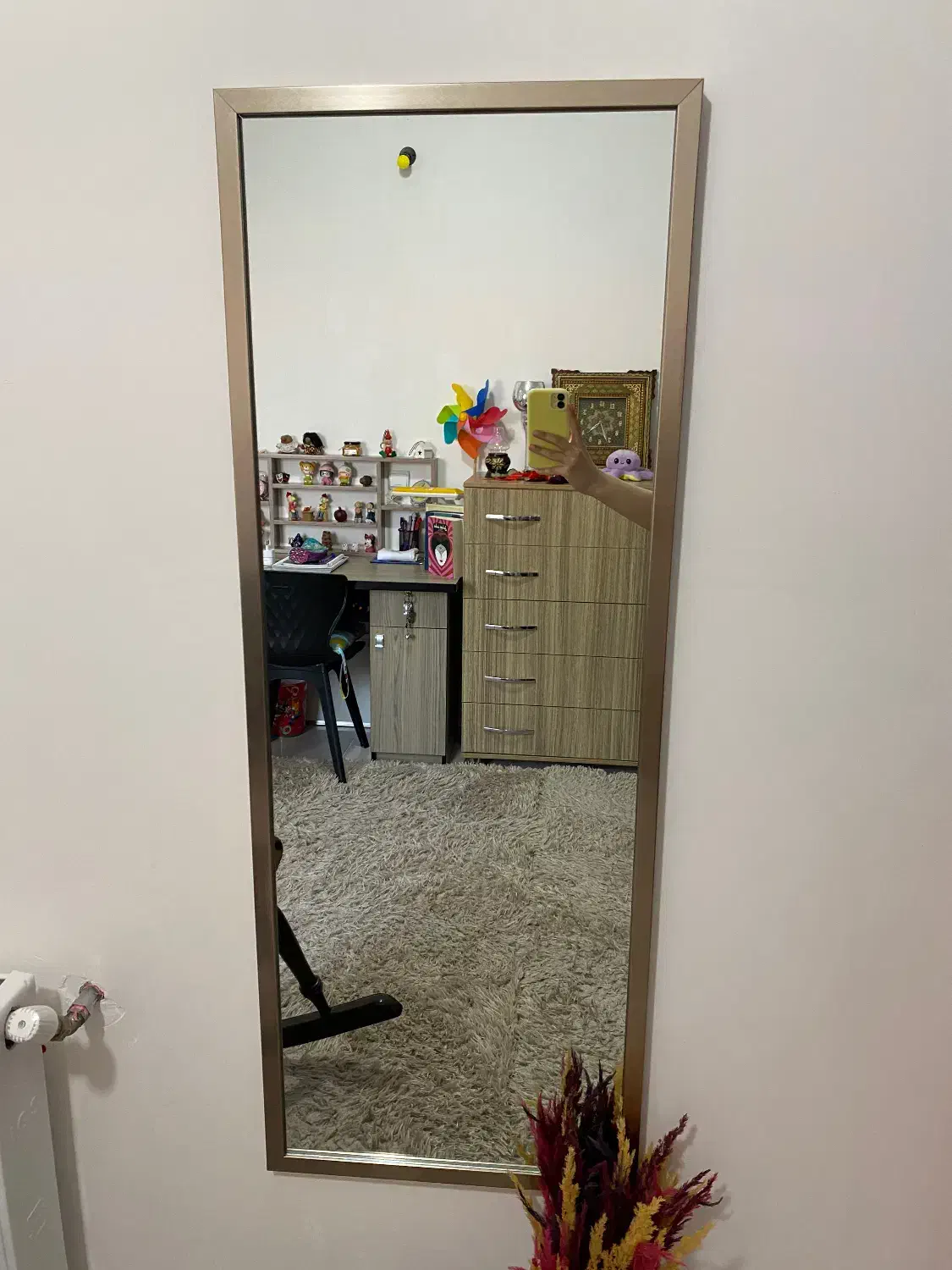 آینه قدی دور فلزی خوشرنگ|آینه|ارومیه, |دیوار