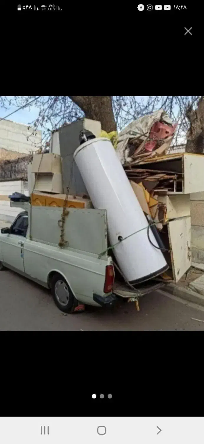 خریدارضایعات آهن یخچال آبگرمکن دیواری درب منزل شما|عمده‌فروشی|سمنان, |دیوار