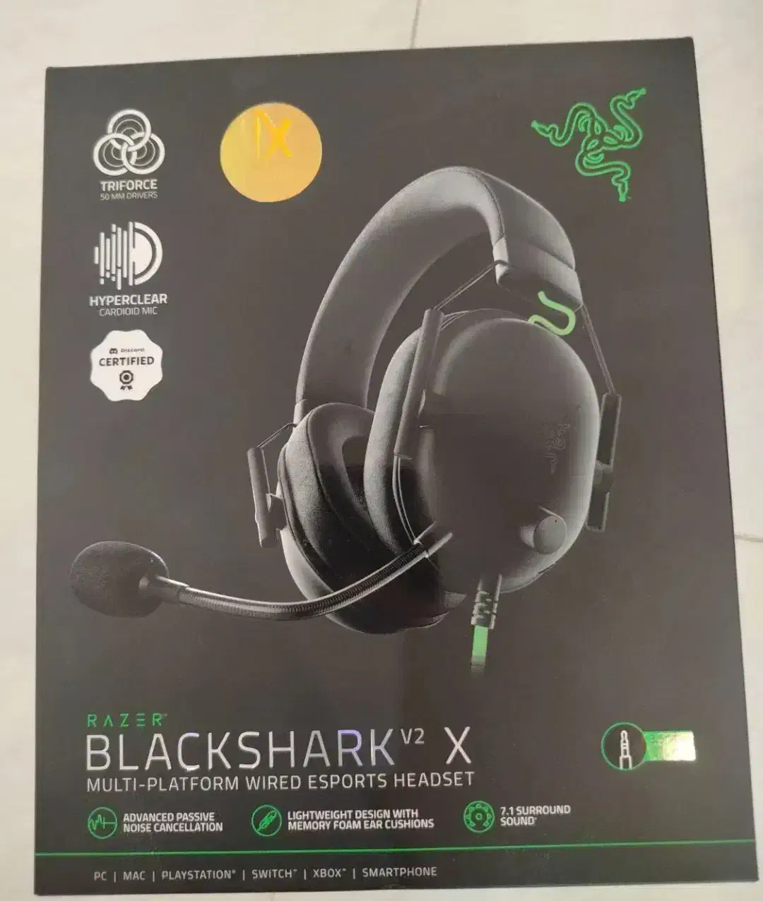 هدست گیمینگ ریزر Blackshark V2 X اکبند با گارانتی|قطعات و لوازم جانبی رایانه|گرگان, |دیوار