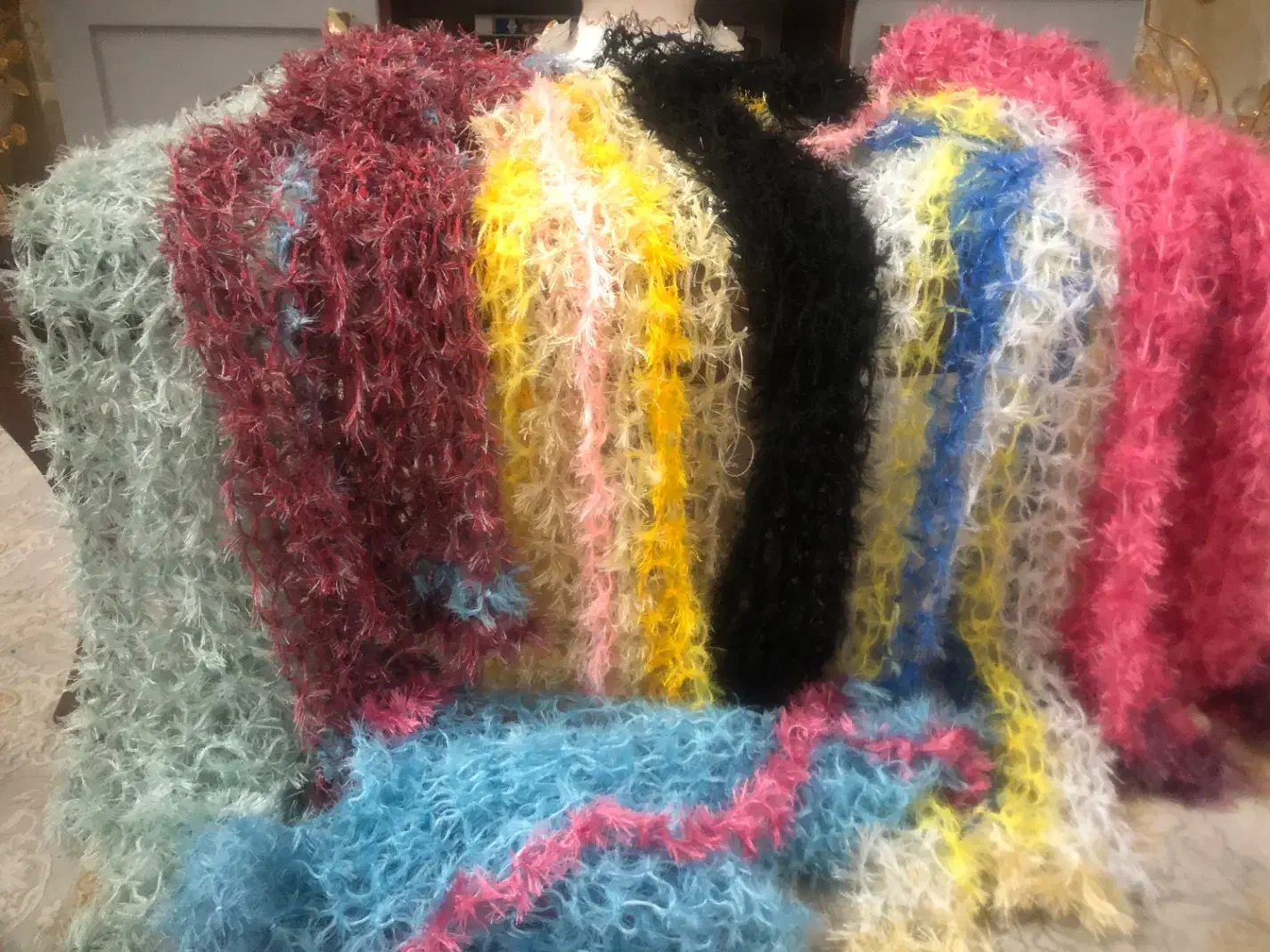 شال دستبافت پاییزه ارزان|لباس|قم, باجک دو|دیوار