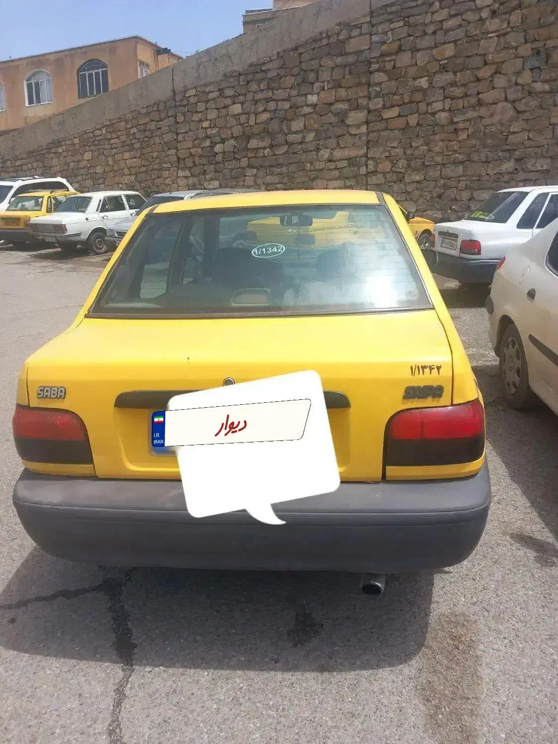 تاکسی پراید گردشی|خودرو سواری و وانت|سنندج, |دیوار