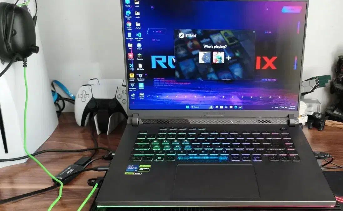 لبتاب راگ استریکس ار تی ایکس 4060 گیمنیگ|رایانه همراه|تهران, ایران|دیوار