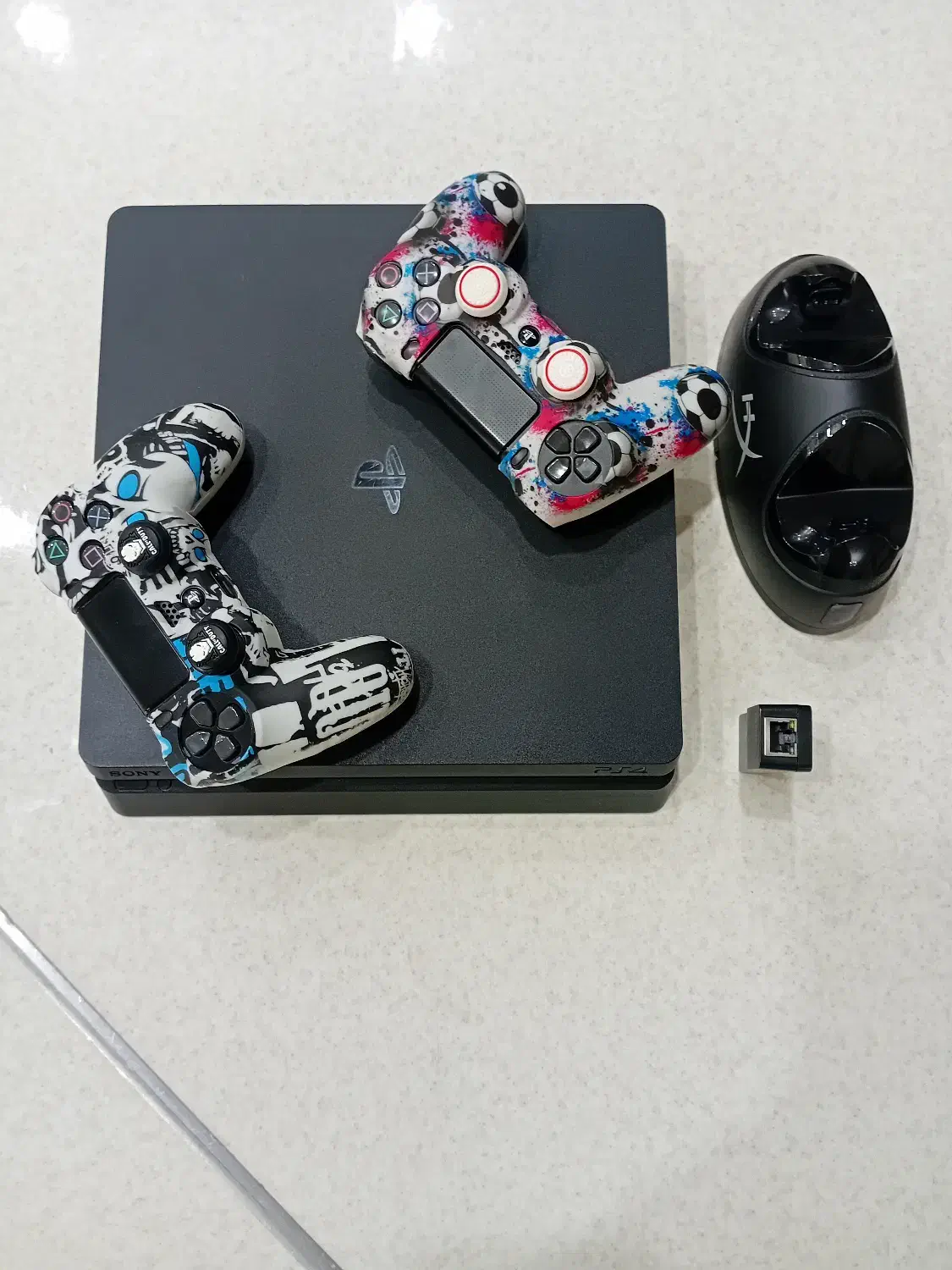 کنسول PS4 دو دسته در حد نو|کنسول، بازی ویدئویی و آنلاین|محمدشهر, همایون ویلا|دیوار