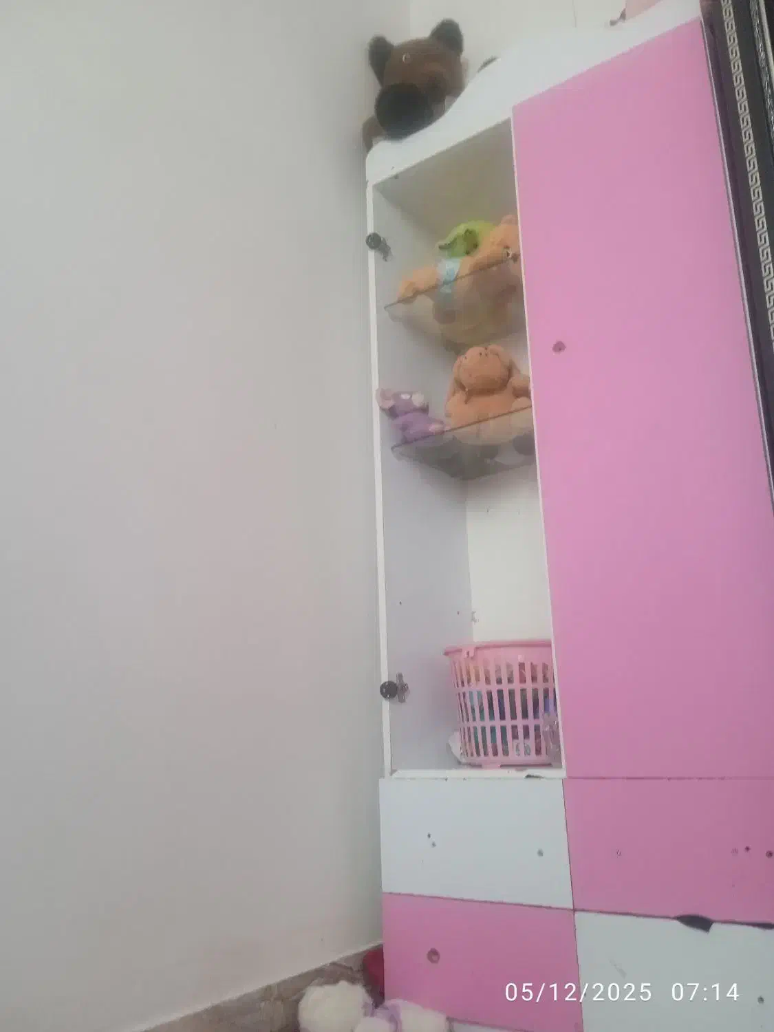 تخت کمد دخترانه|تخت و سرویس خواب|باخزر, |دیوار