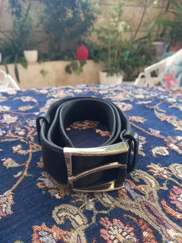 کمربند مردانه مشکی با چرم مصنوعی|کیف، کفش، کمربند|قم, انسجام|دیوار