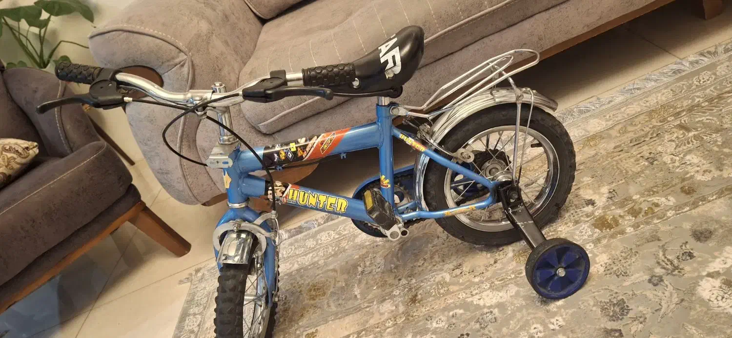 دوچرخه سایز 12 قرمز و آبی|دوچرخه، اسکیت، اسکوتر|کرج, شهرک بنفشه|دیوار