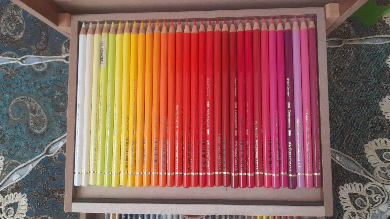 مداد رنگی فابر کاستل پلی کروموس ۱۲۰ تایی|لوازم التحریر|اصفهان, عطار نیشابوری|دیوار