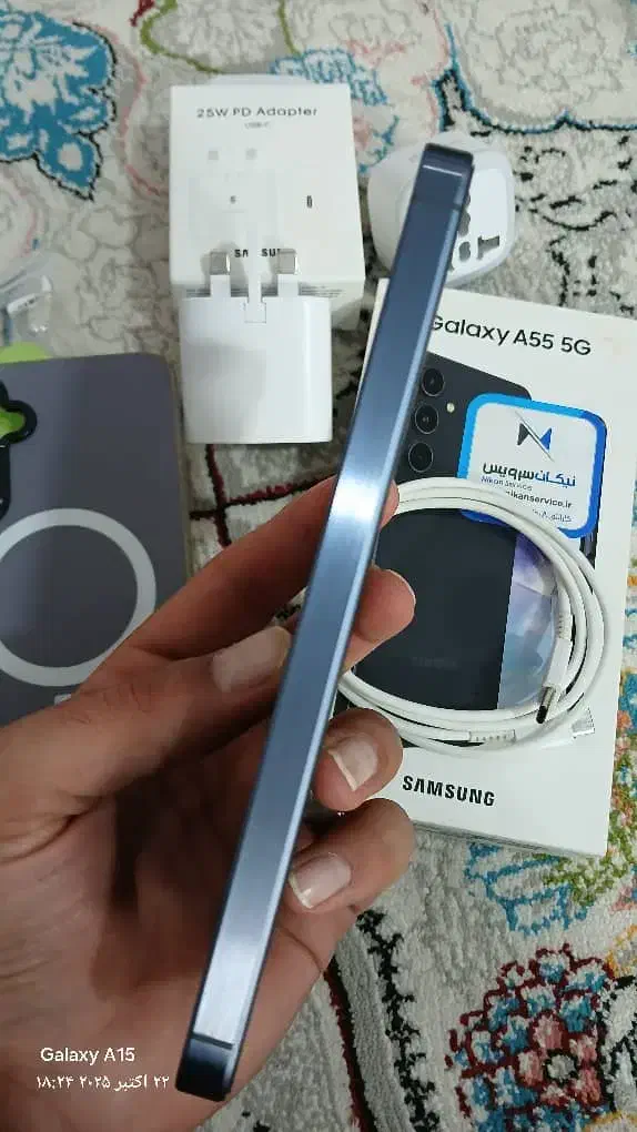 سامسونگ a55 ram 8 256gigدر حد صفر|موبایل|شیراز, گویم|دیوار