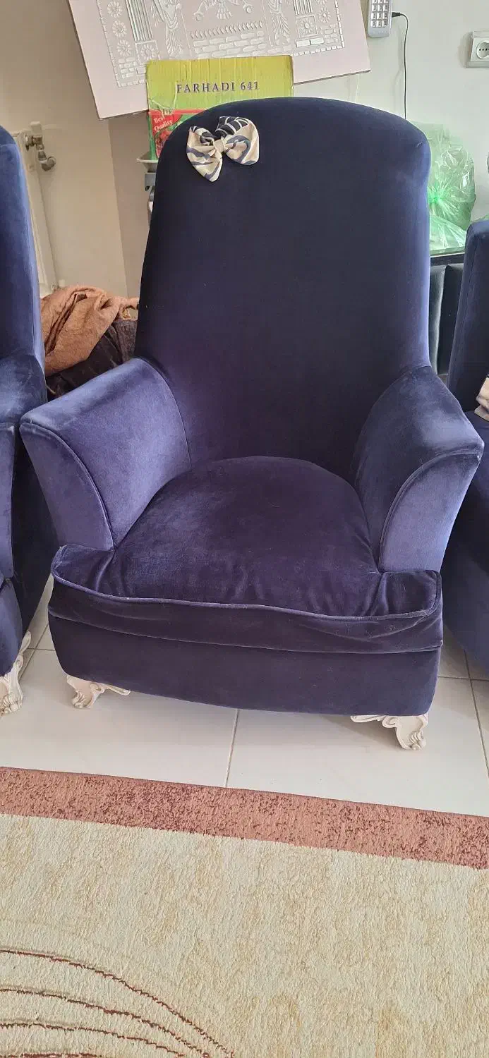 مبل ۷ نفره سالم|مبلمان خانگی و میز عسلی|شاهینشهر, شهرک میلاد|دیوار